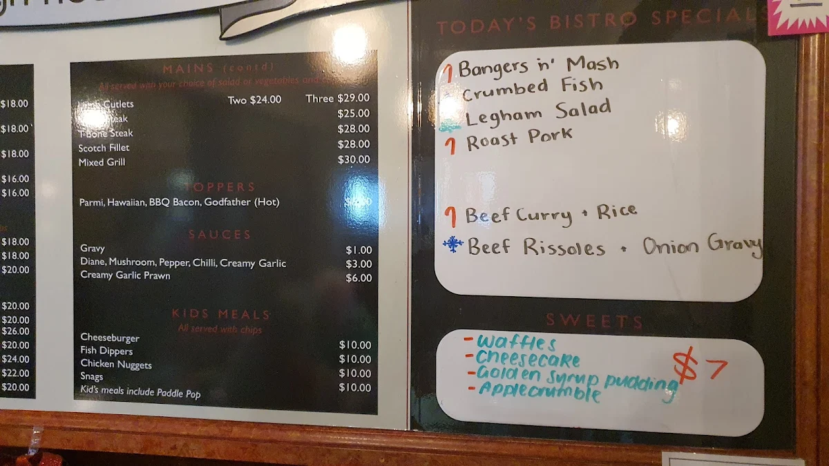 Menu, Noodle Paradise