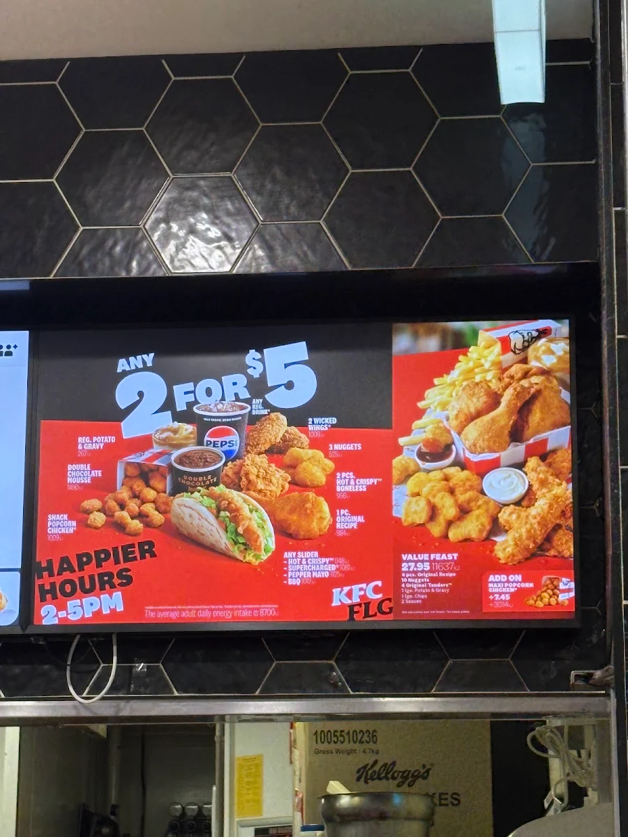 Menu, KFC MacArthur Central Food Court
