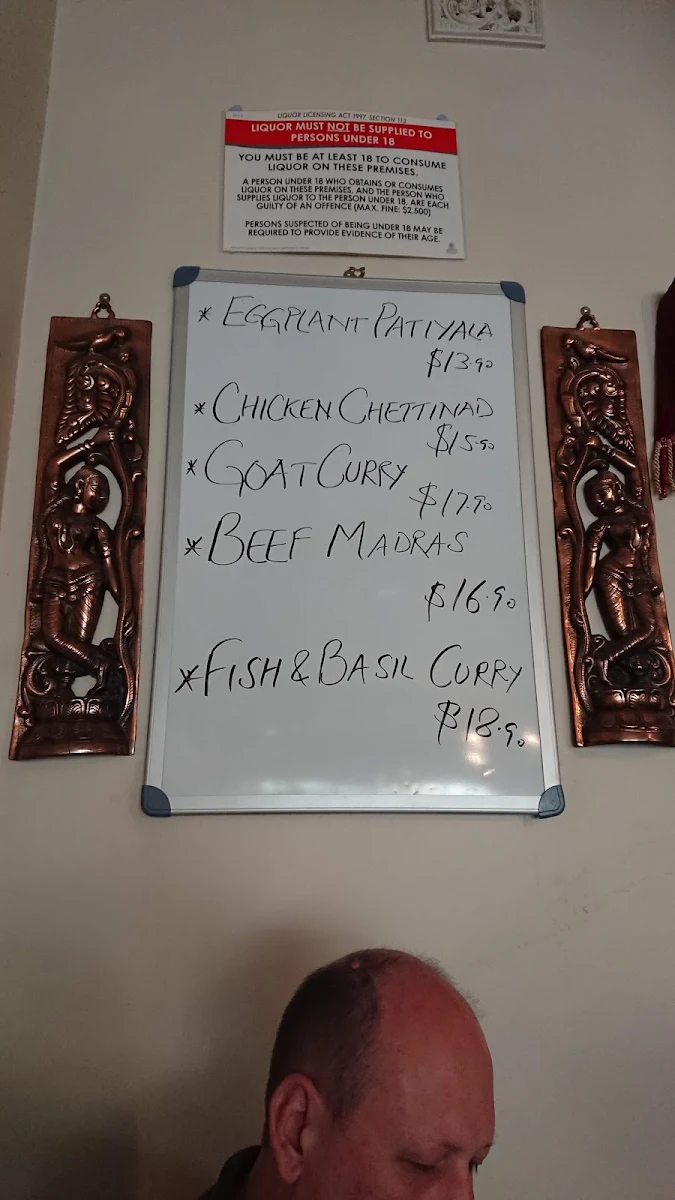 Menu, Clay & Coal Indian Restaurant