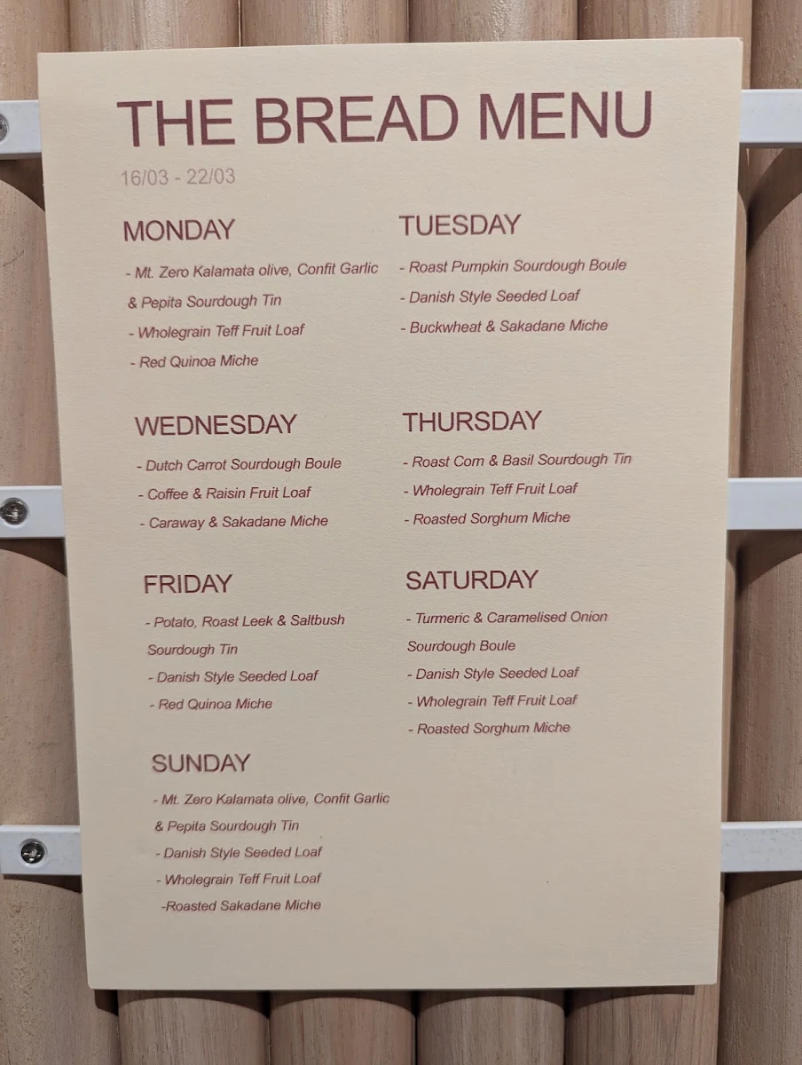 Menu, Kudo