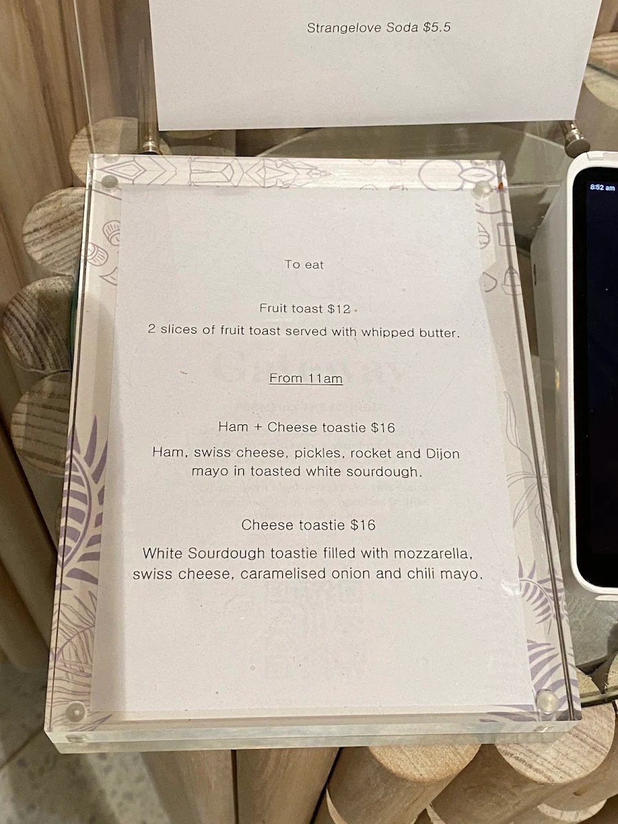 Menu, Kudo