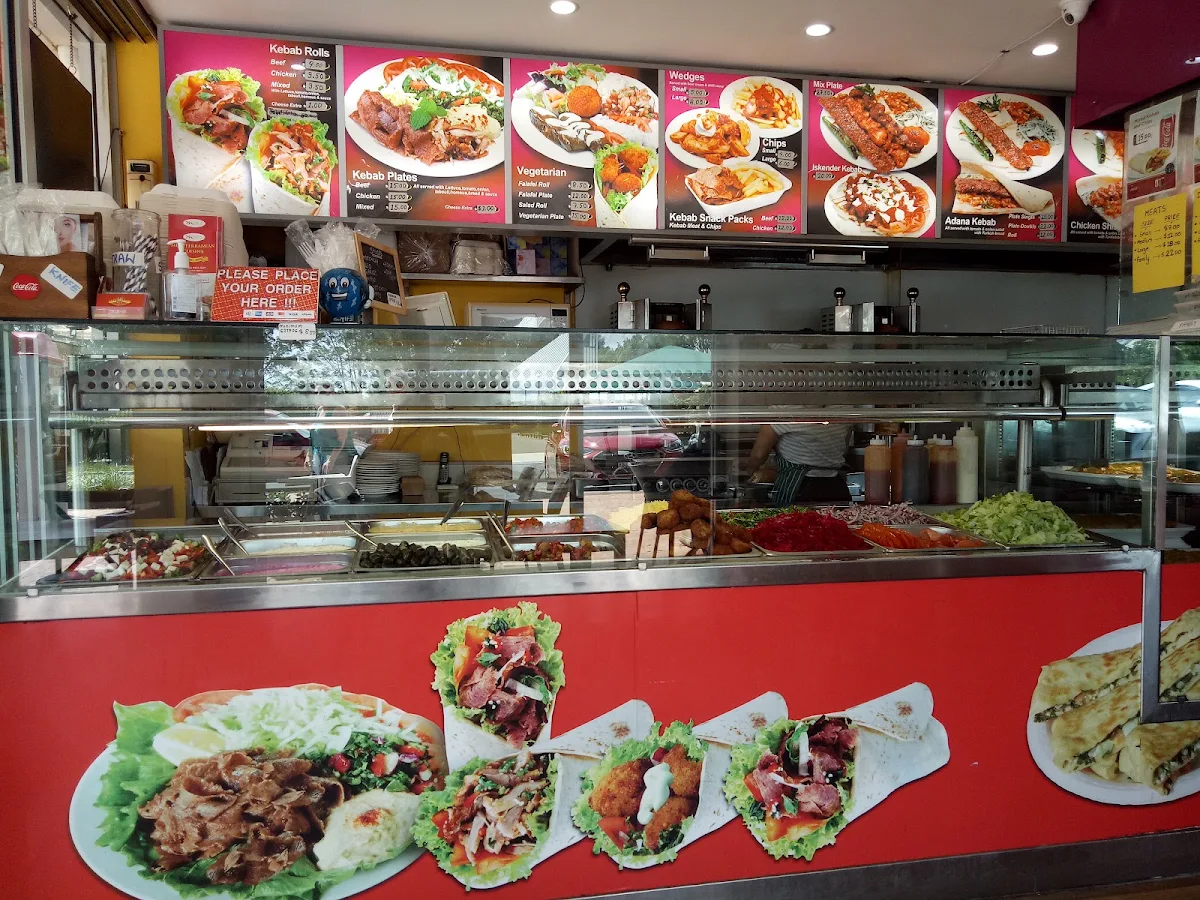 Menu, Aga Mediterranean Cuisine