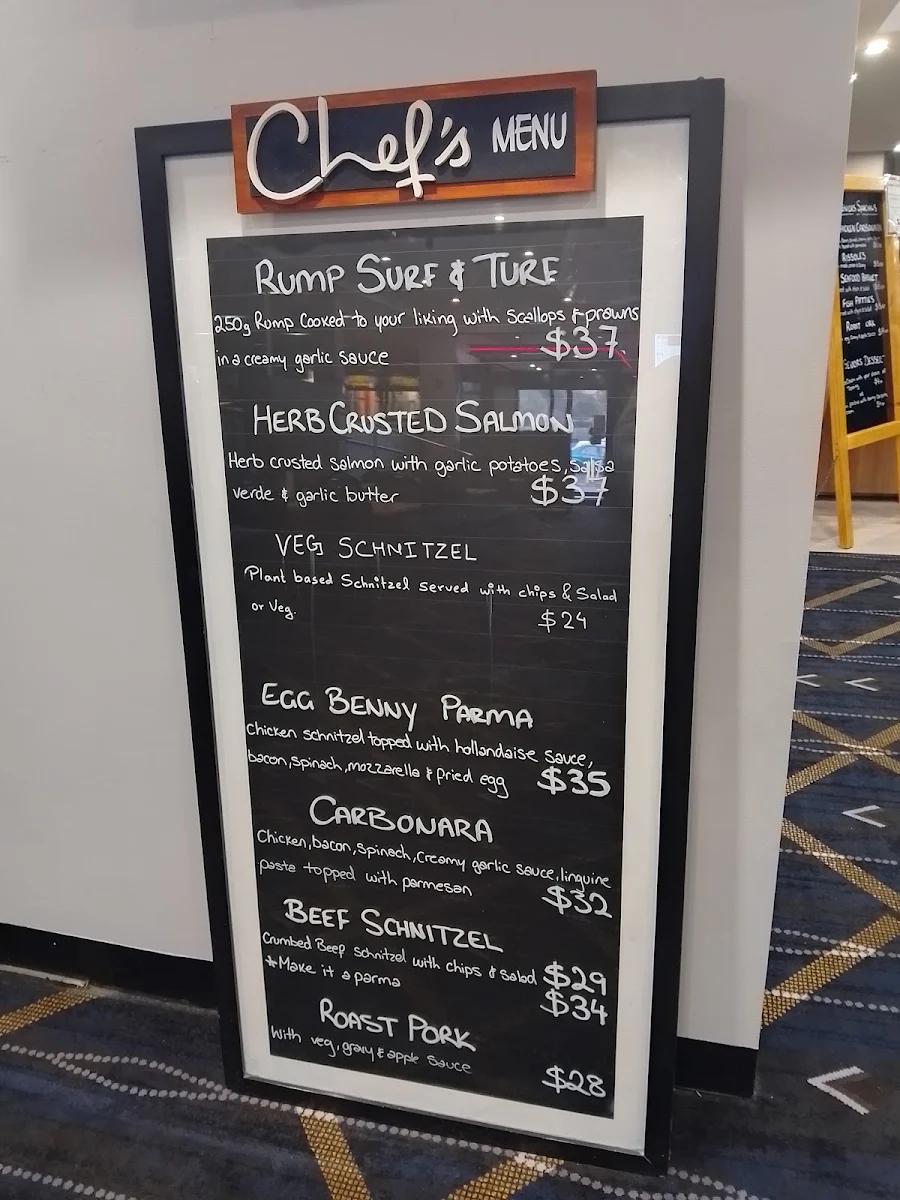 Menu, Granada Tavern