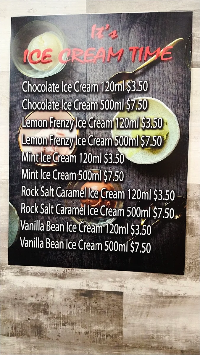 Menu, Pizza Hood