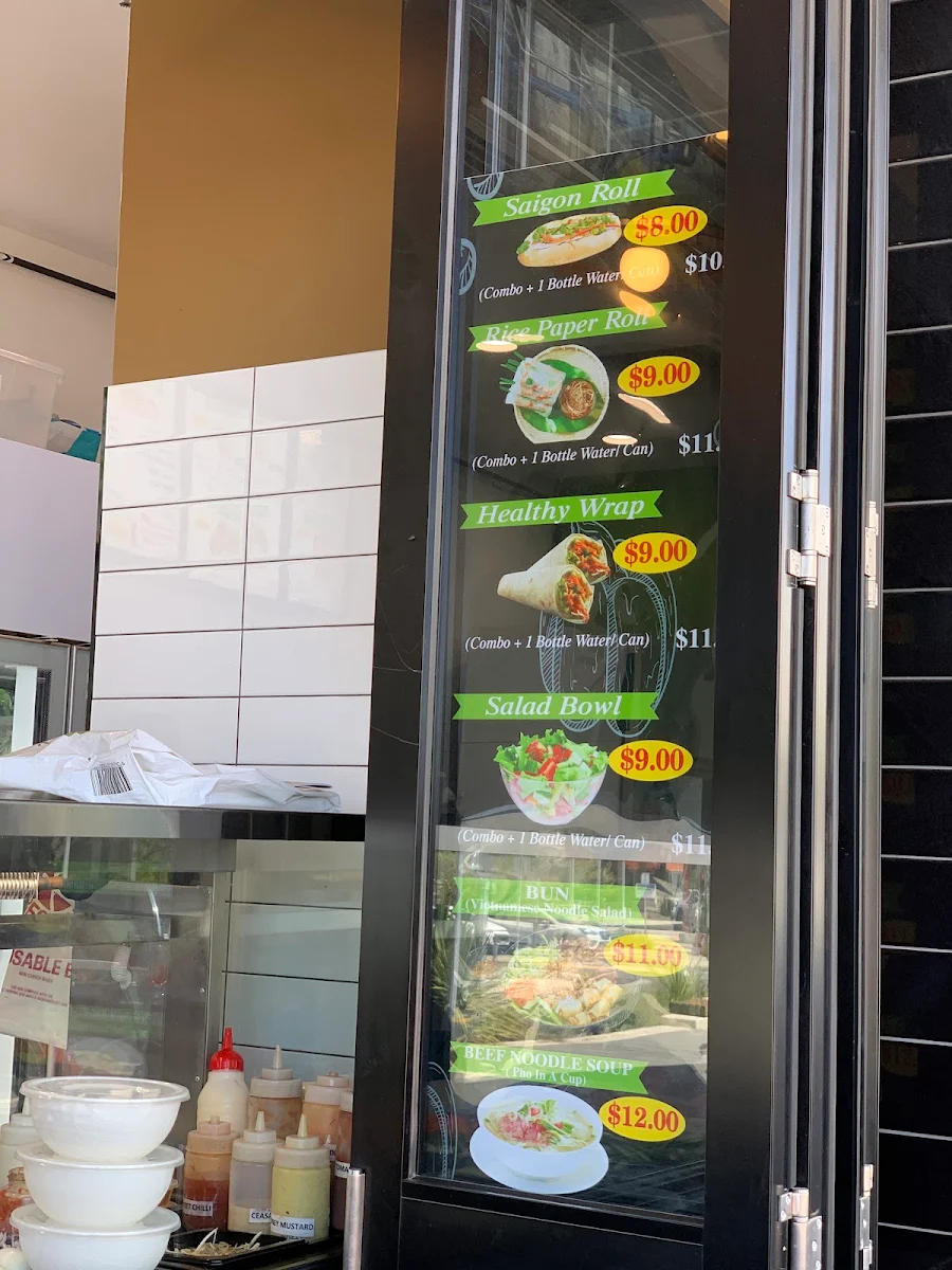Menu, Banh Mi House