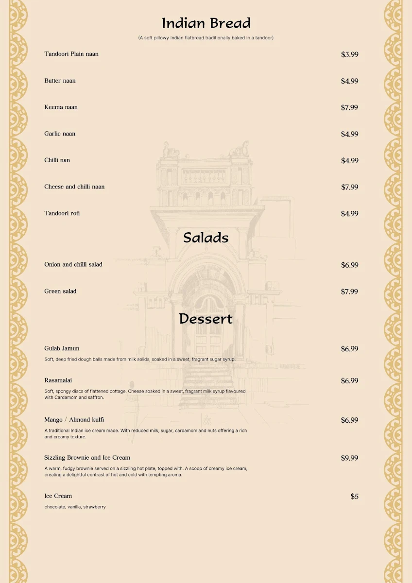 Menu, CLAYTON CHETTINADU 2.0