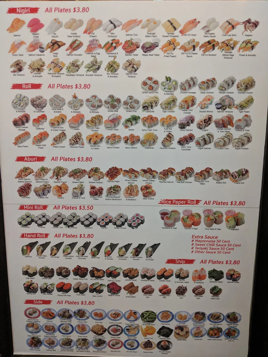 Menu, Danosi Kitchen