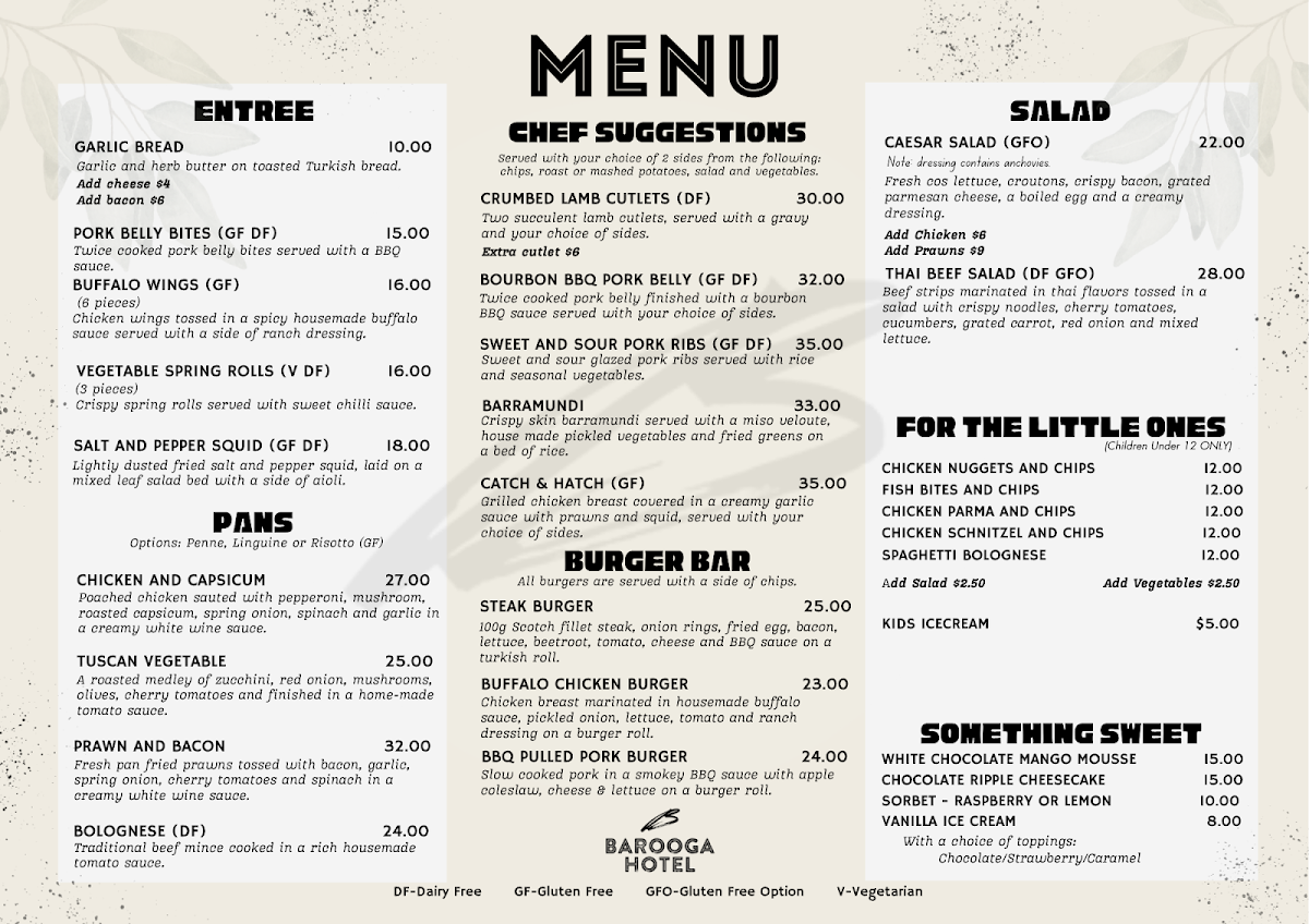 Menu photo 1