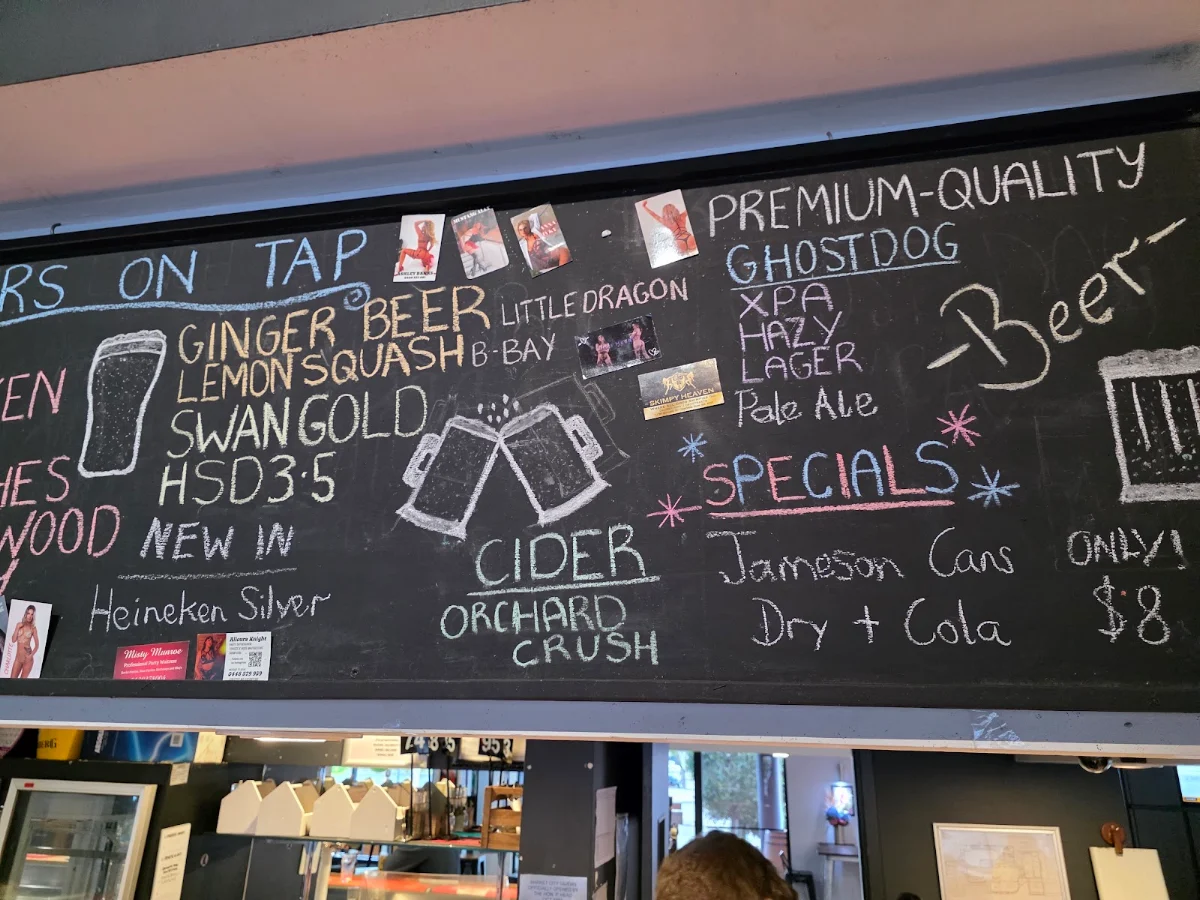 Menu, Market City Tavern