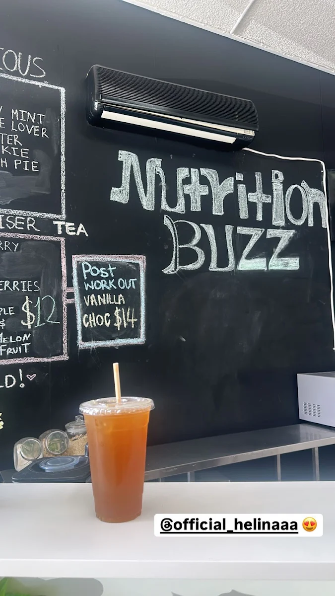 Menu, Nutrition Buzz