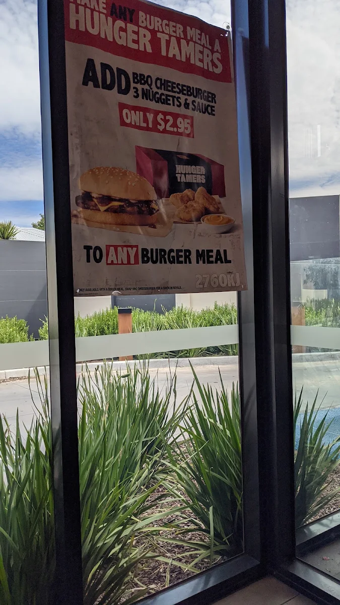 Menu, Hungry Jack's Burgers Craigieburn