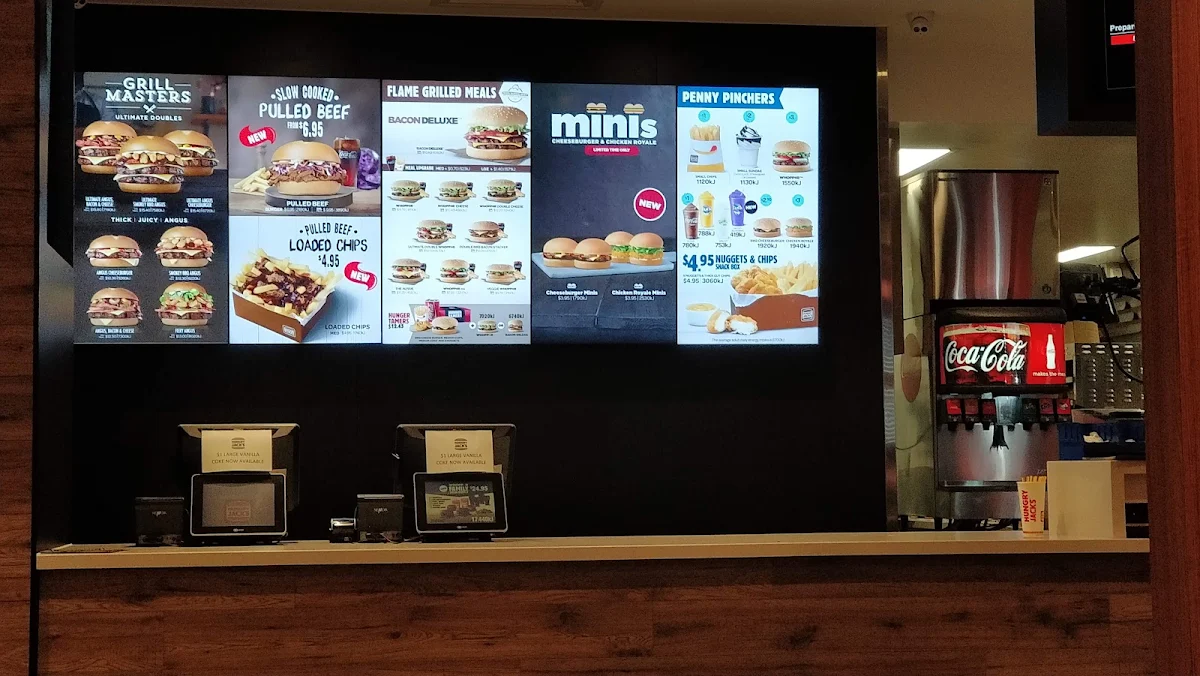 Menu, Hungry Jack's Burgers Craigieburn