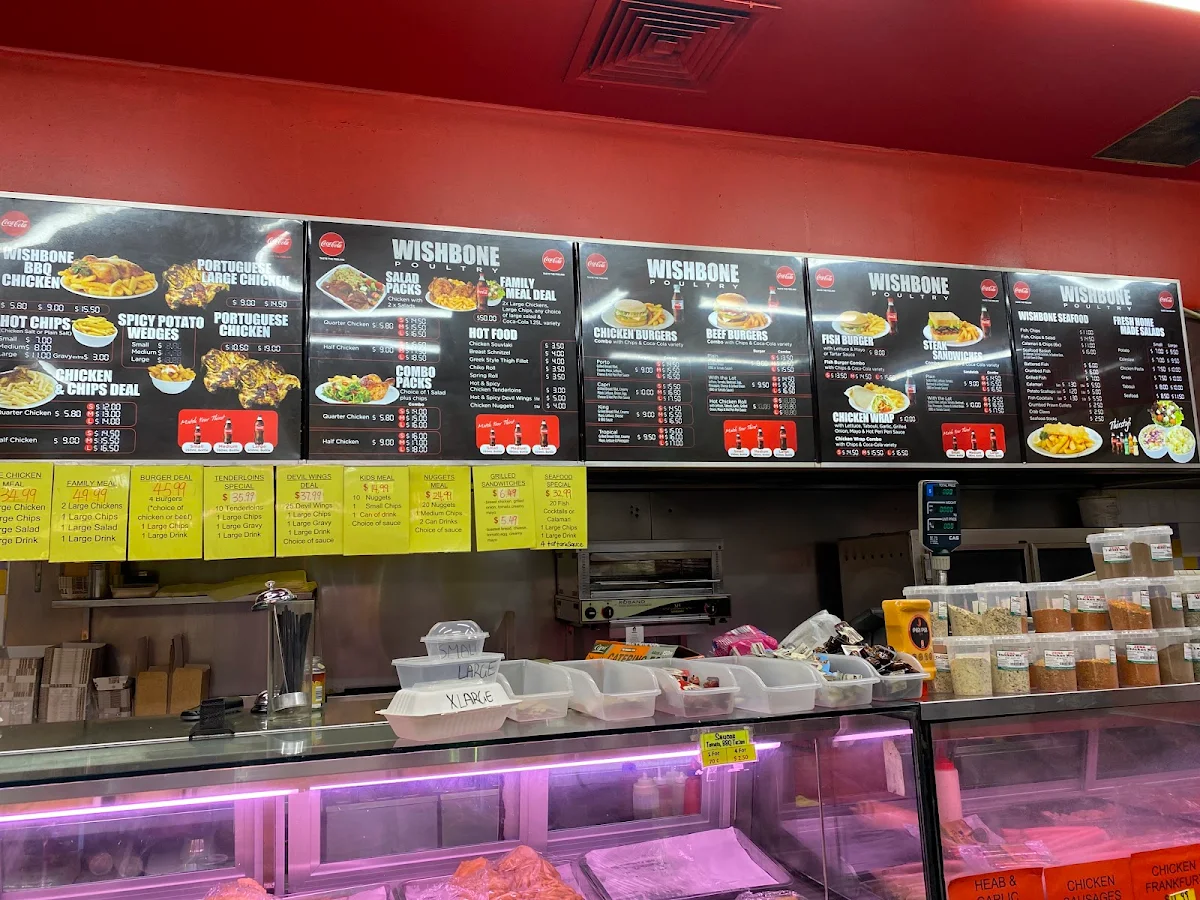 Menu, Wishbone Poultry