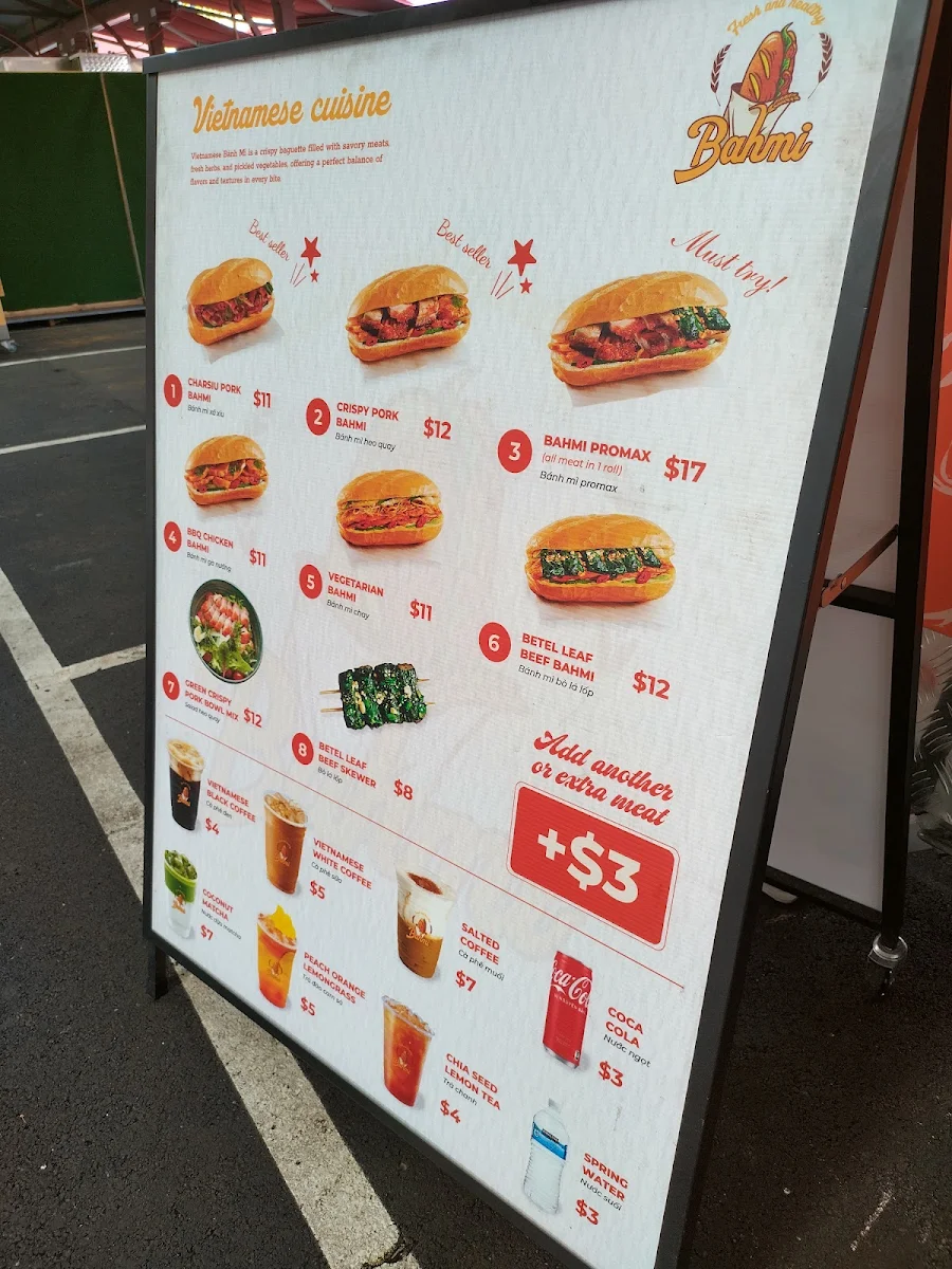 Menu, BAHMI