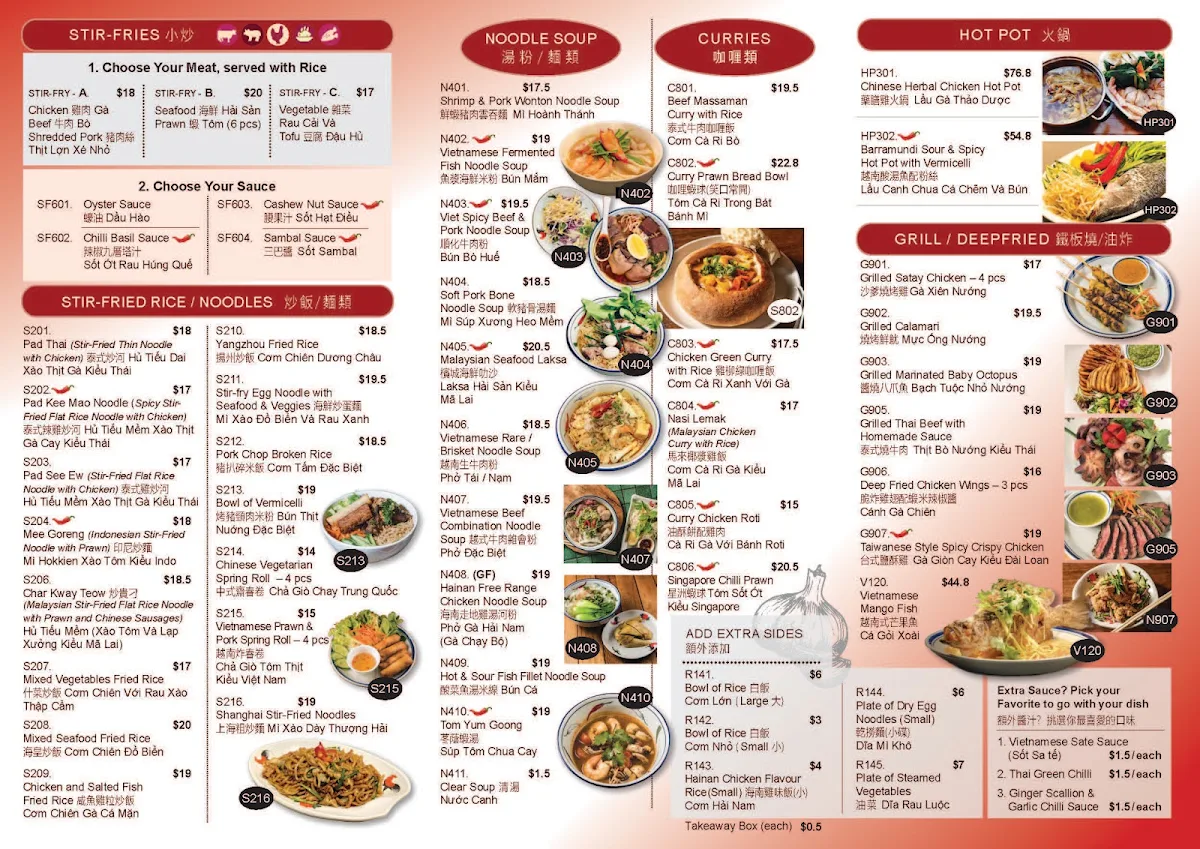 Menu, District 8