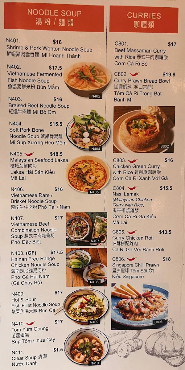 Menu, District 8