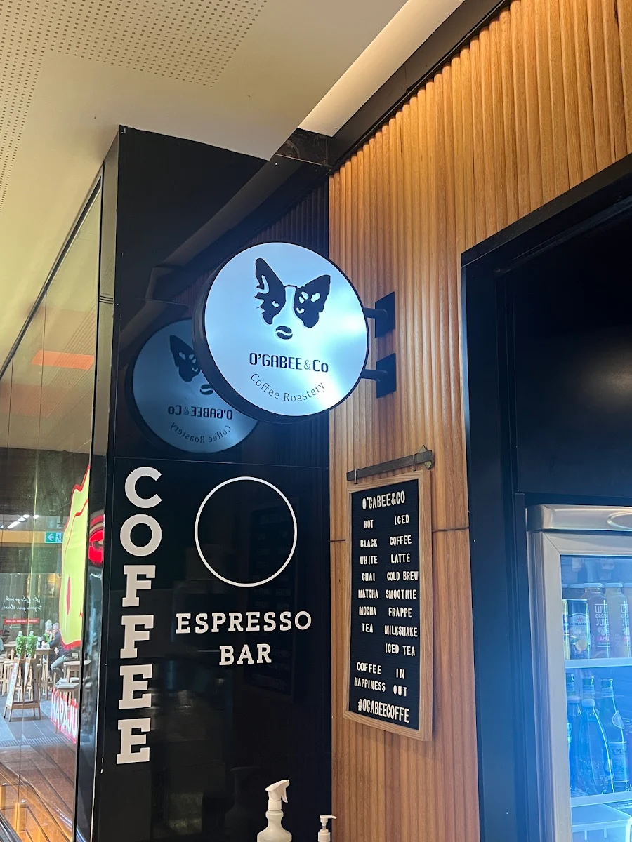 Menu, O'GABEE & Co Coffee Roastery Queen Street