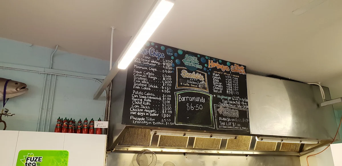 Menu, Balnarring Fish & Chips