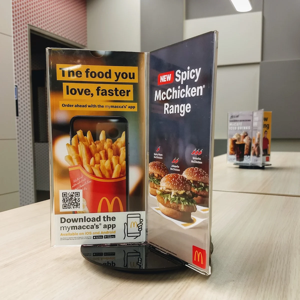 Menu, McDonald's Emerald Hills