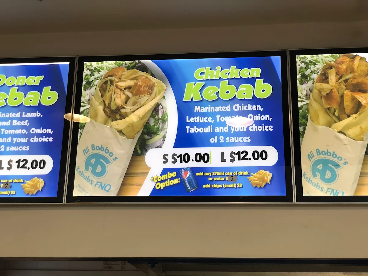 Menu, Ali Babba's Kebabs