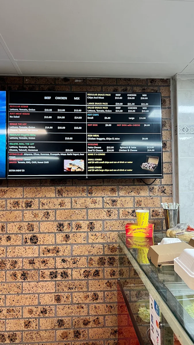 Menu, Kebabalon