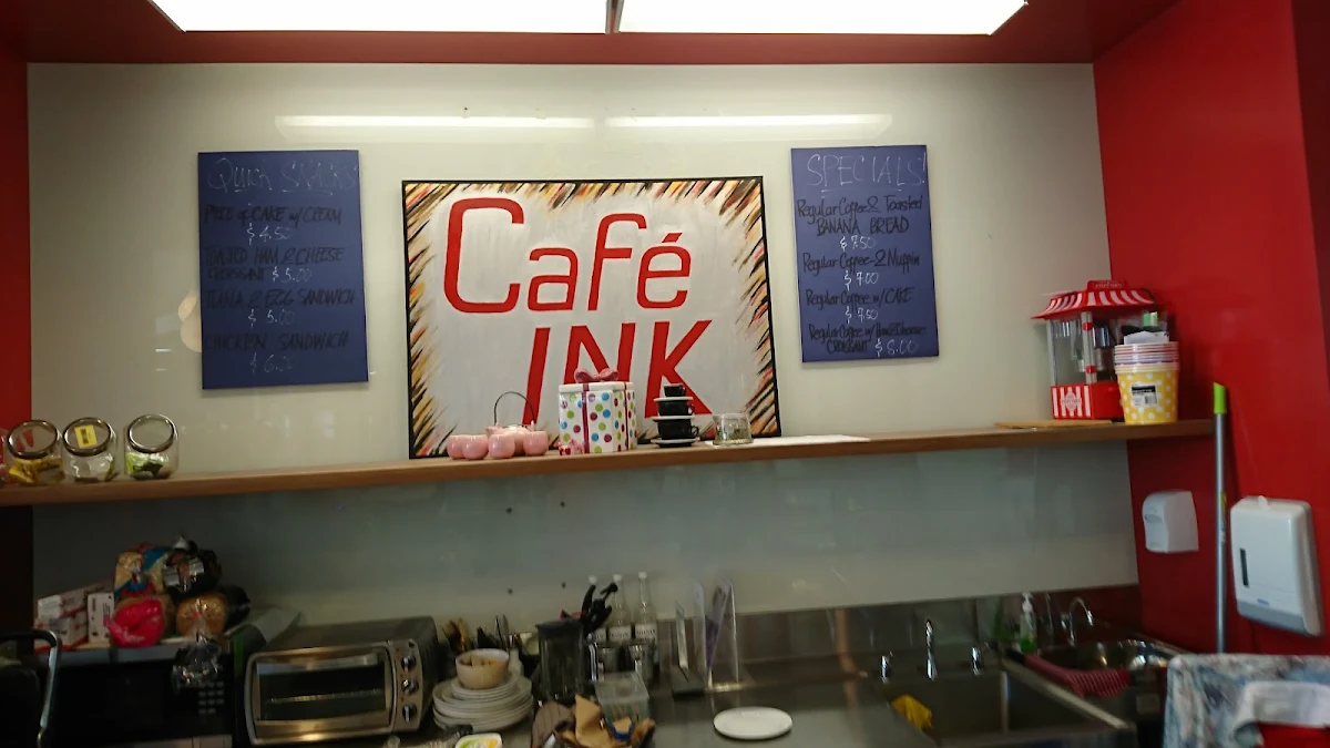 Menu, Cafe Ink