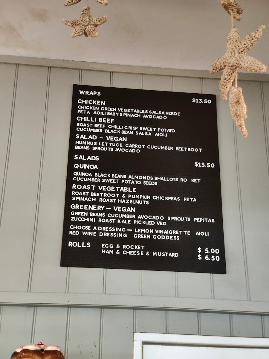 Menu, Milkwood Bakery
