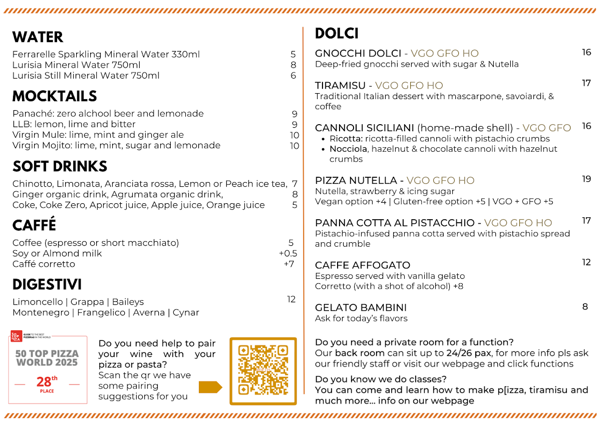 Menu, SHOP225 - Best Pizza in Australia