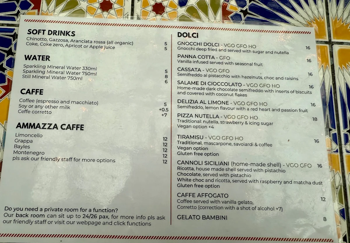Menu, SHOP225 - Best Pizza in Australia