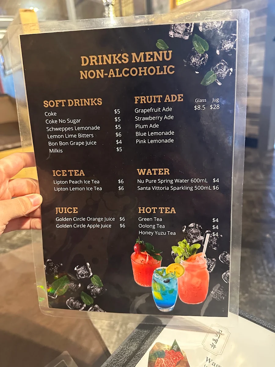 Menu, Hwaro92