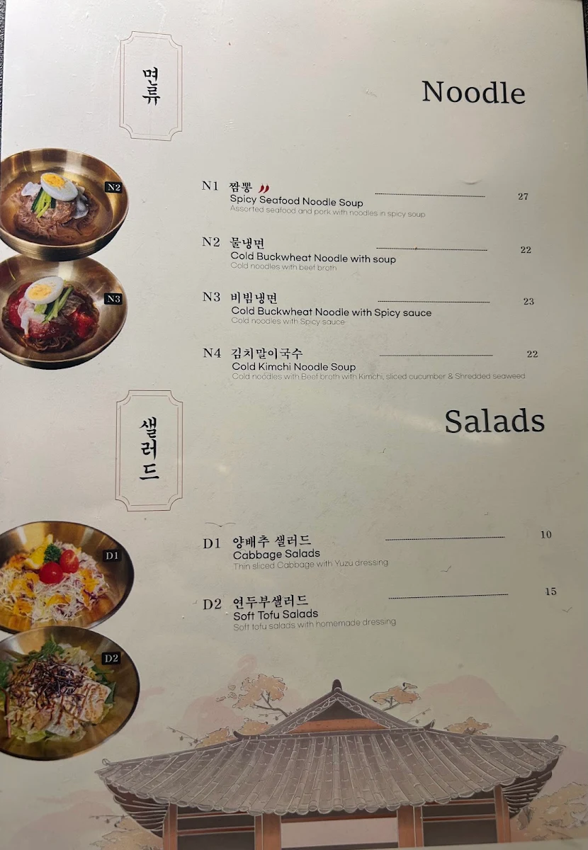 Menu, Hwaro92