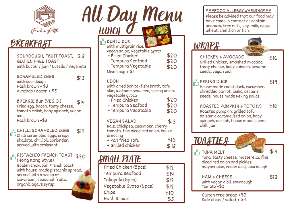 Menu, Fork & Path