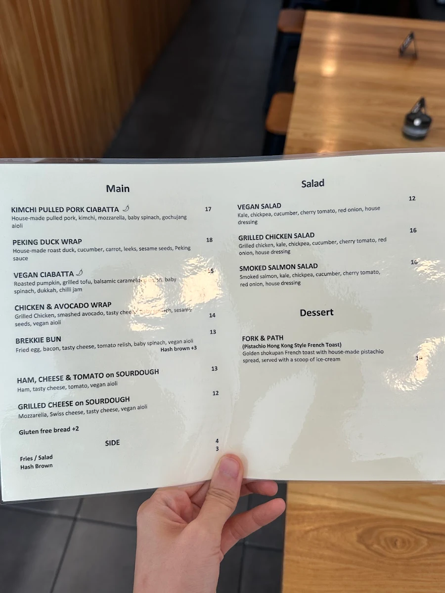 Menu, Fork & Path
