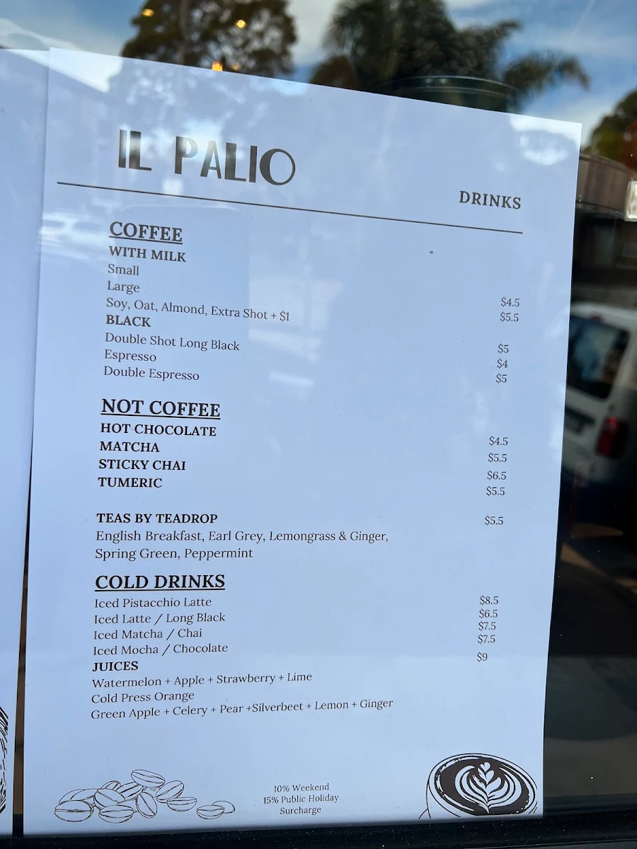 Menu, Il Palio