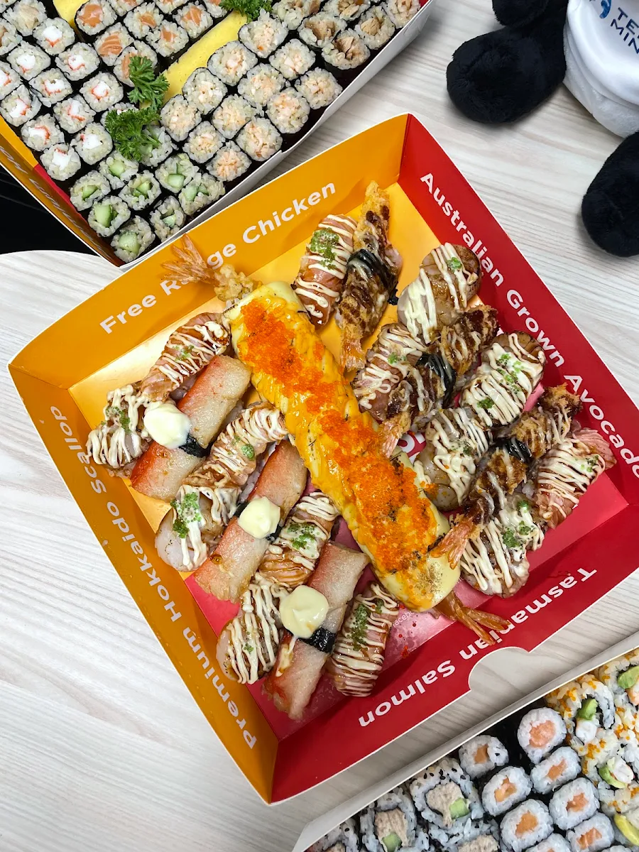 Menu, Sushi Hub St Georges Terrace