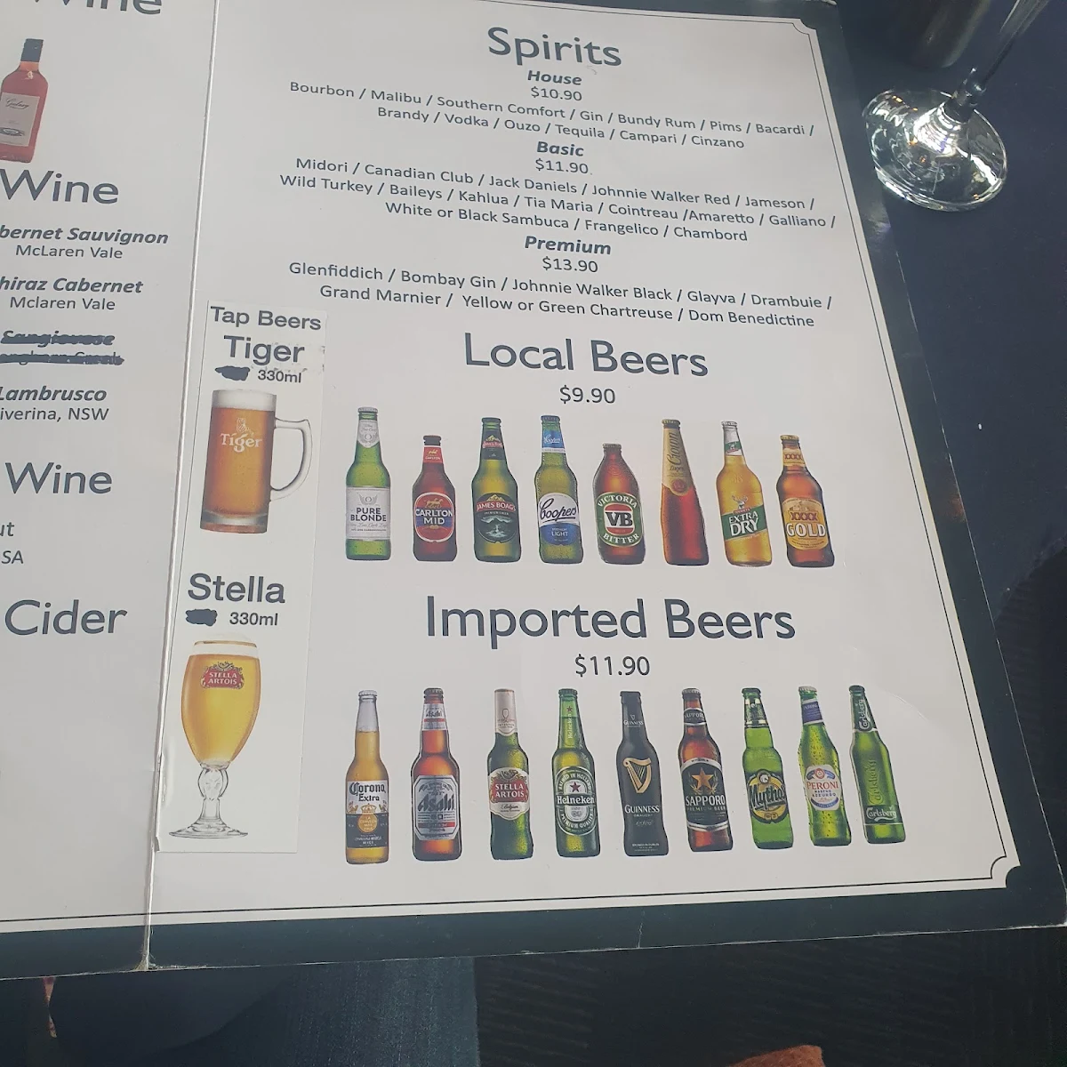 Menu, Galaxy Seafood and Mediterranean Restaurant
