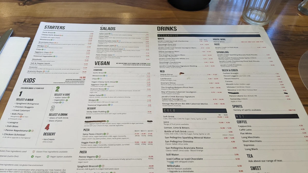 Menu, La Porchetta | Best Italian Restaurant in Ivanhoe