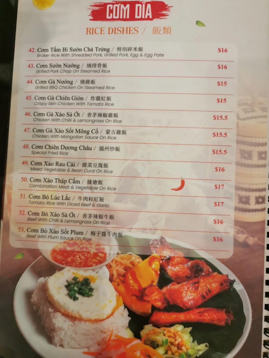 Menu, Co Do