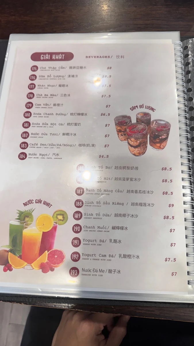 Menu, Co Do