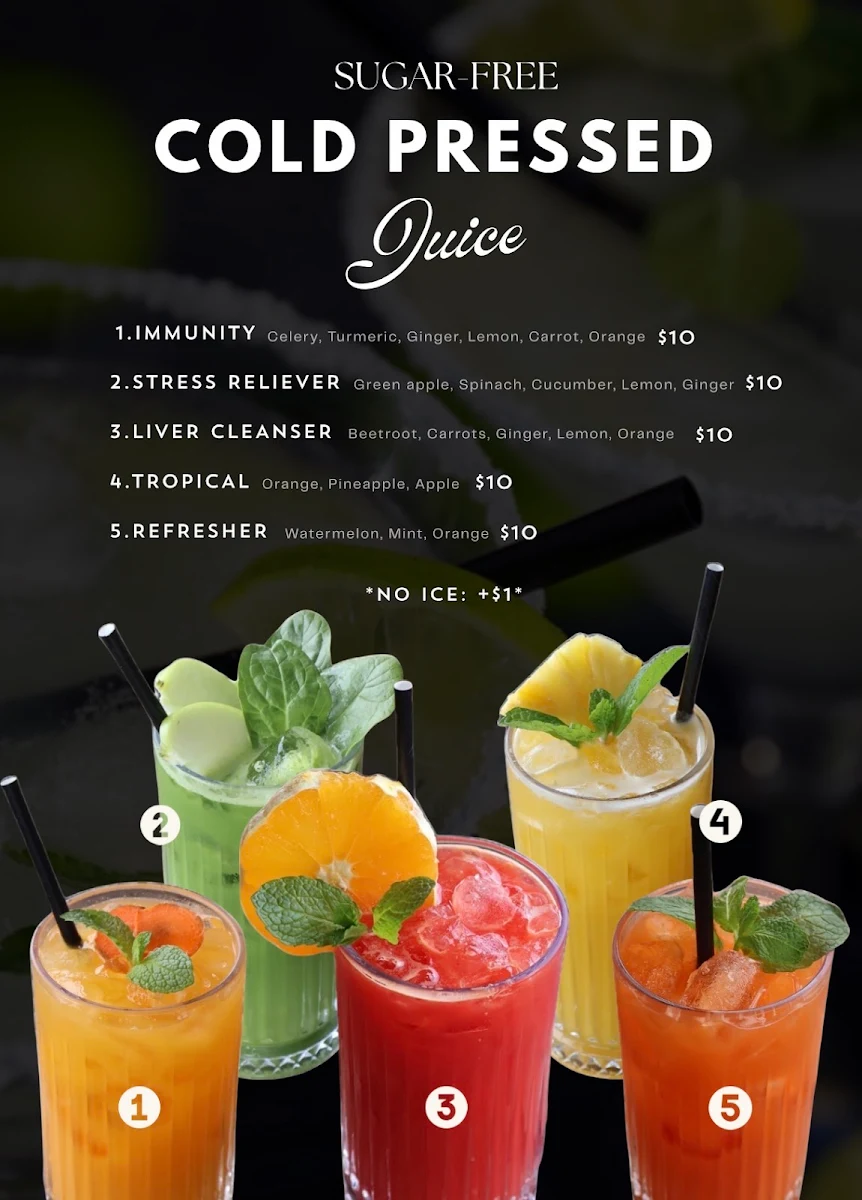 Menu, Chef and Crew