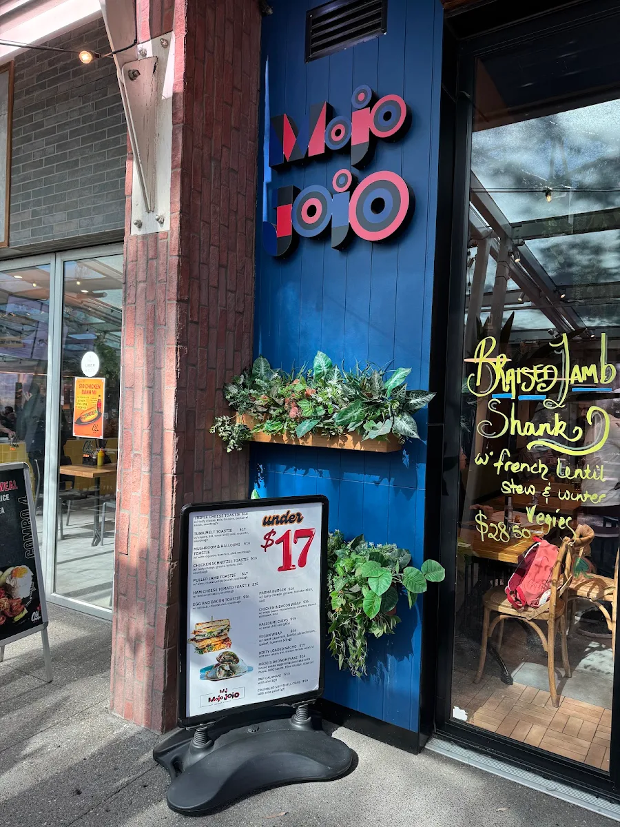 Menu, MJ Mojo Jojo | Modern Cafe Docklands