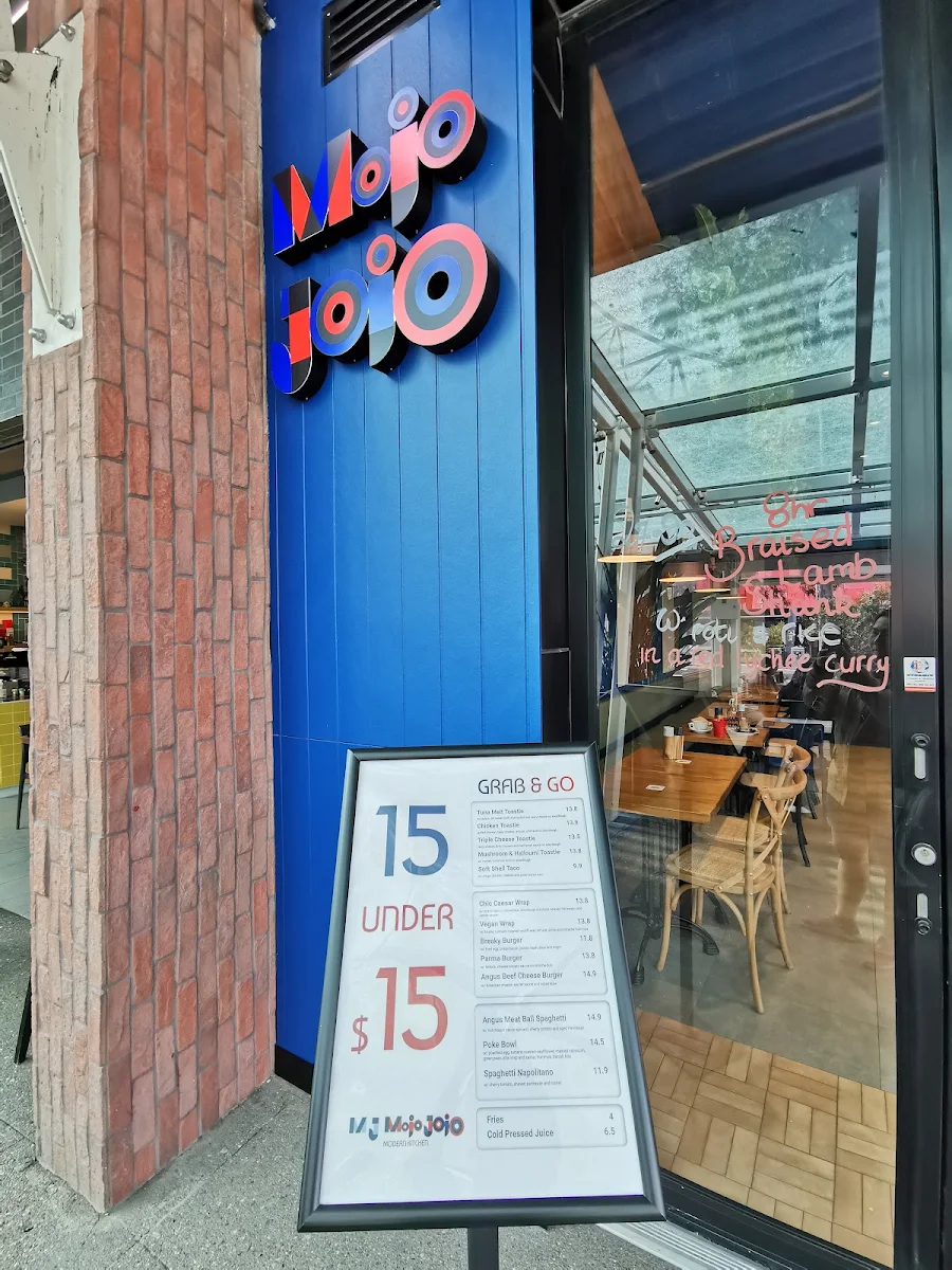 Menu, MJ Mojo Jojo | Modern Cafe Docklands