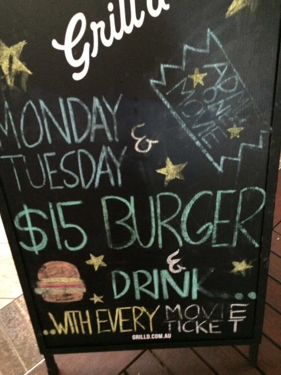 Menu, Grill'd Burgers - Kotara