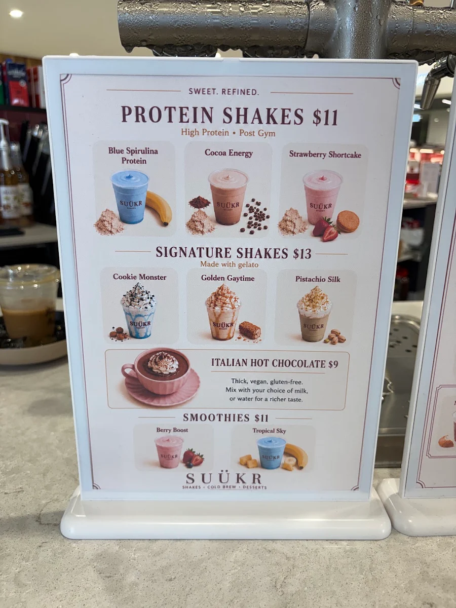 Menu, SUUKR