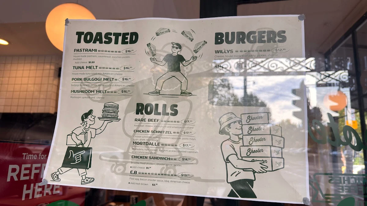 Menu, Shooter