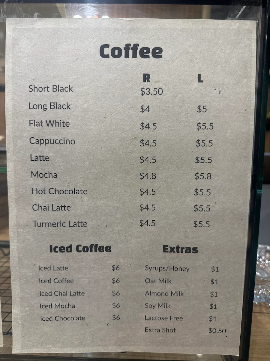 Menu, MOMO CHAA