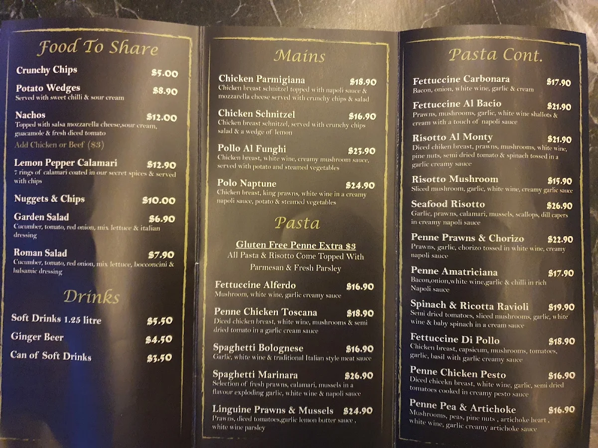 Menu, Steakout pizzeria - Pizza Italian Restaurant Sandstone Point