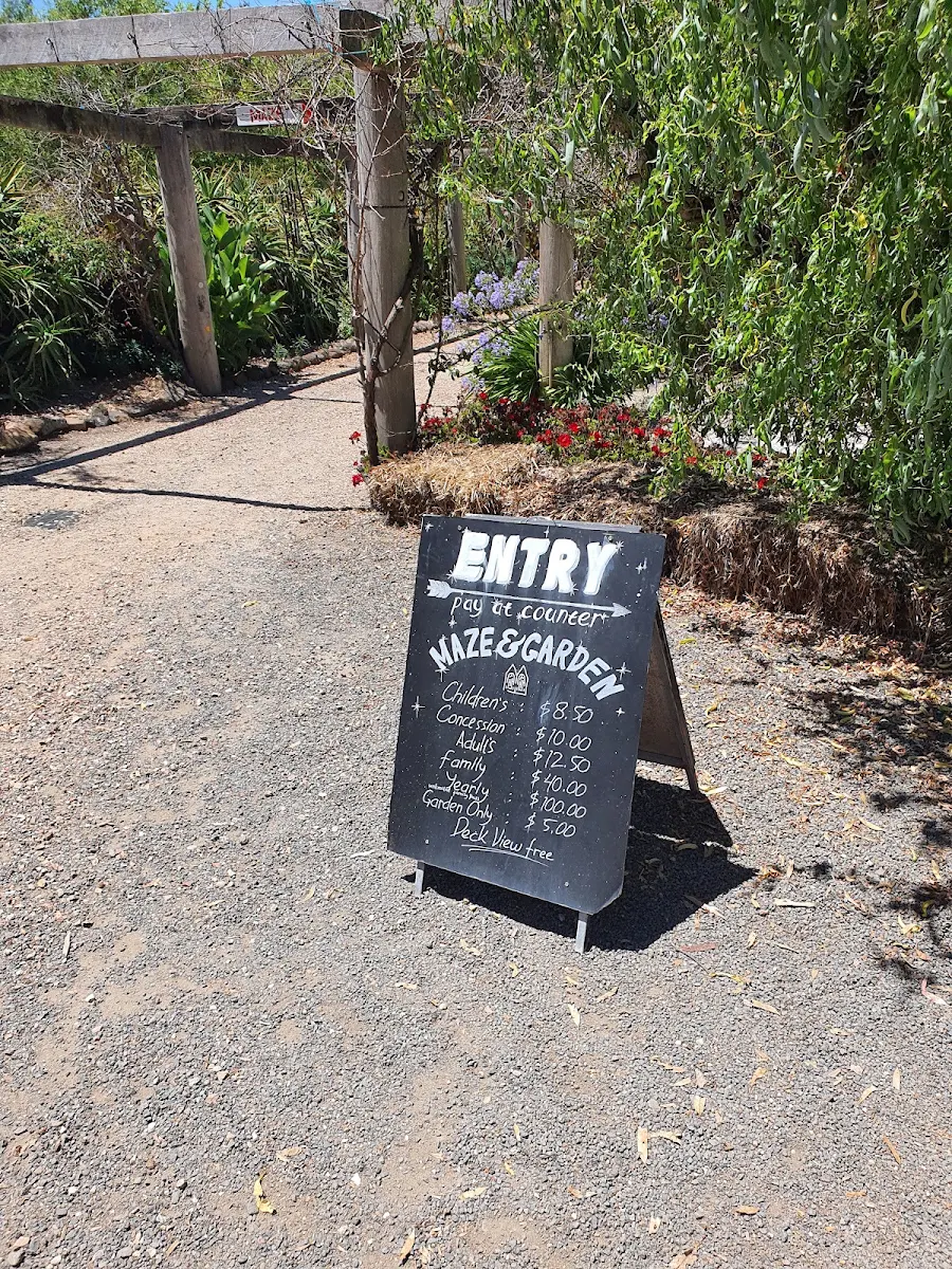 Menu, Barrabool Maze Estate
