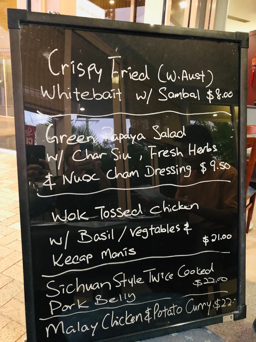 Menu, Two Ducks Cafe' & Asian Grocery