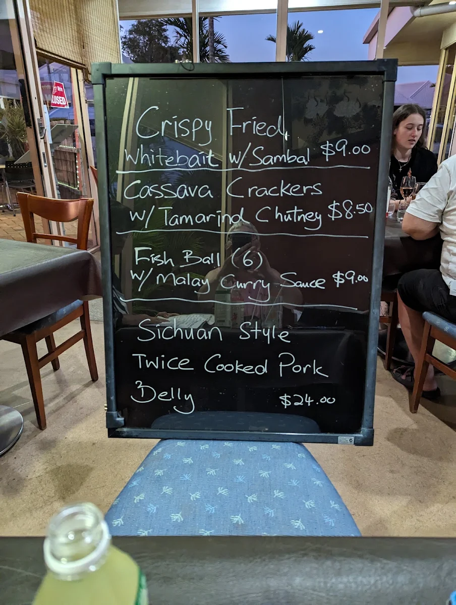 Menu, Two Ducks Cafe' & Asian Grocery